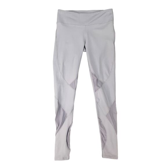 Fabletics Salar Powerhold Leggings Womens XS Extra Small Mid Rise Mesh Panel - Picture 1 of 13